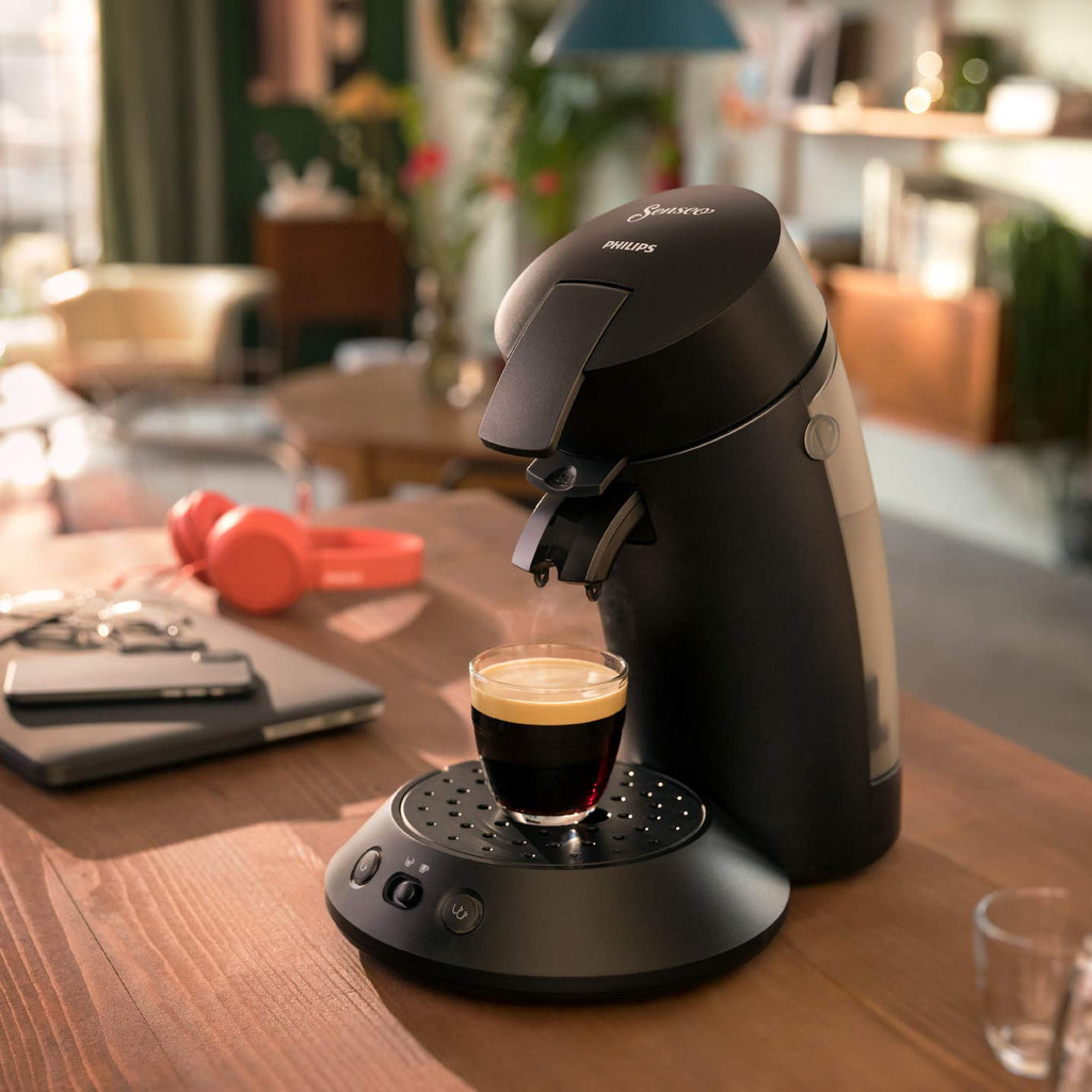 Machine à café à dosettes Norivo CSA210/61 – Crema Plus, Noir Intense