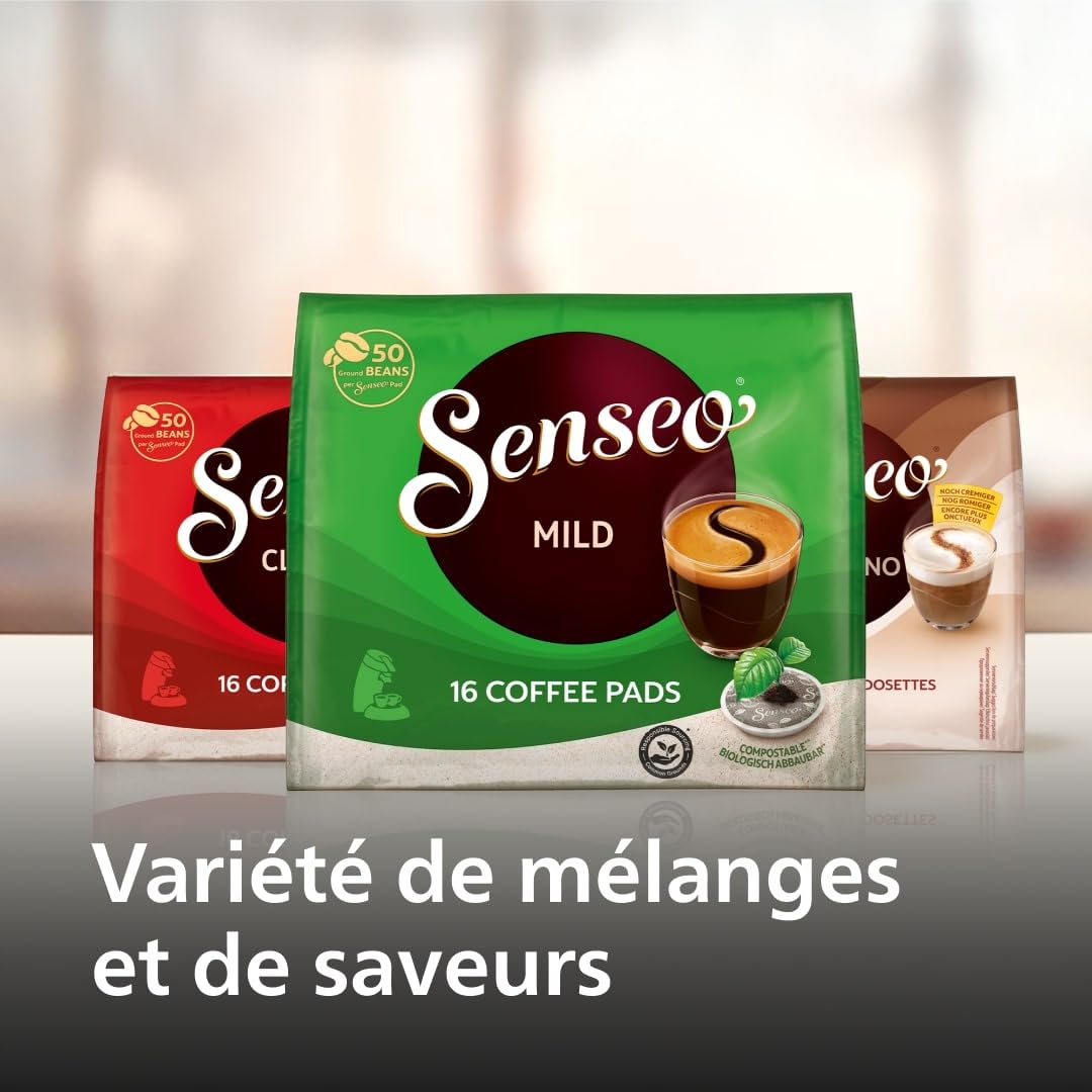 Machine à café à dosettes Norivo CSA210/35 – Coffee Boost, Rouge Tendre