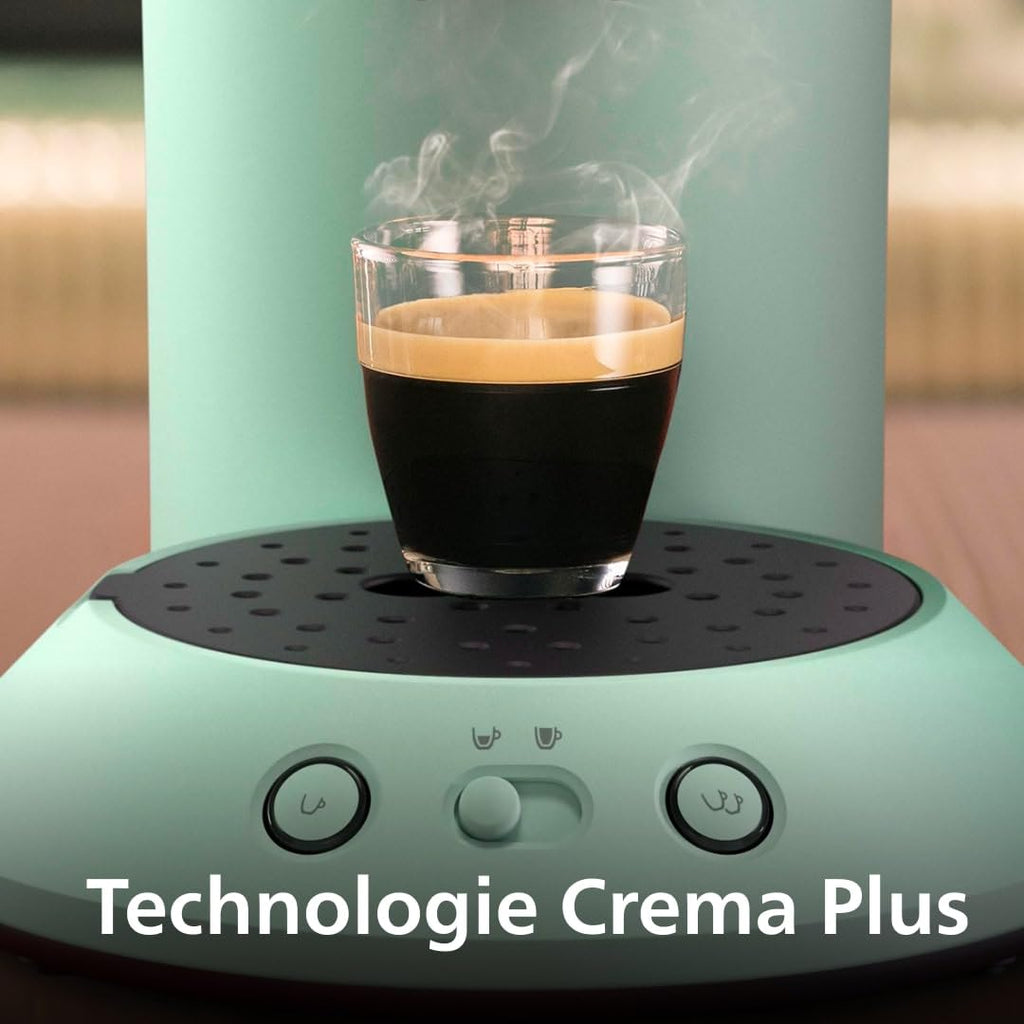 Machine à café à dosettes Norivo CSA210/80 – Coffee Boost, Vert Désert