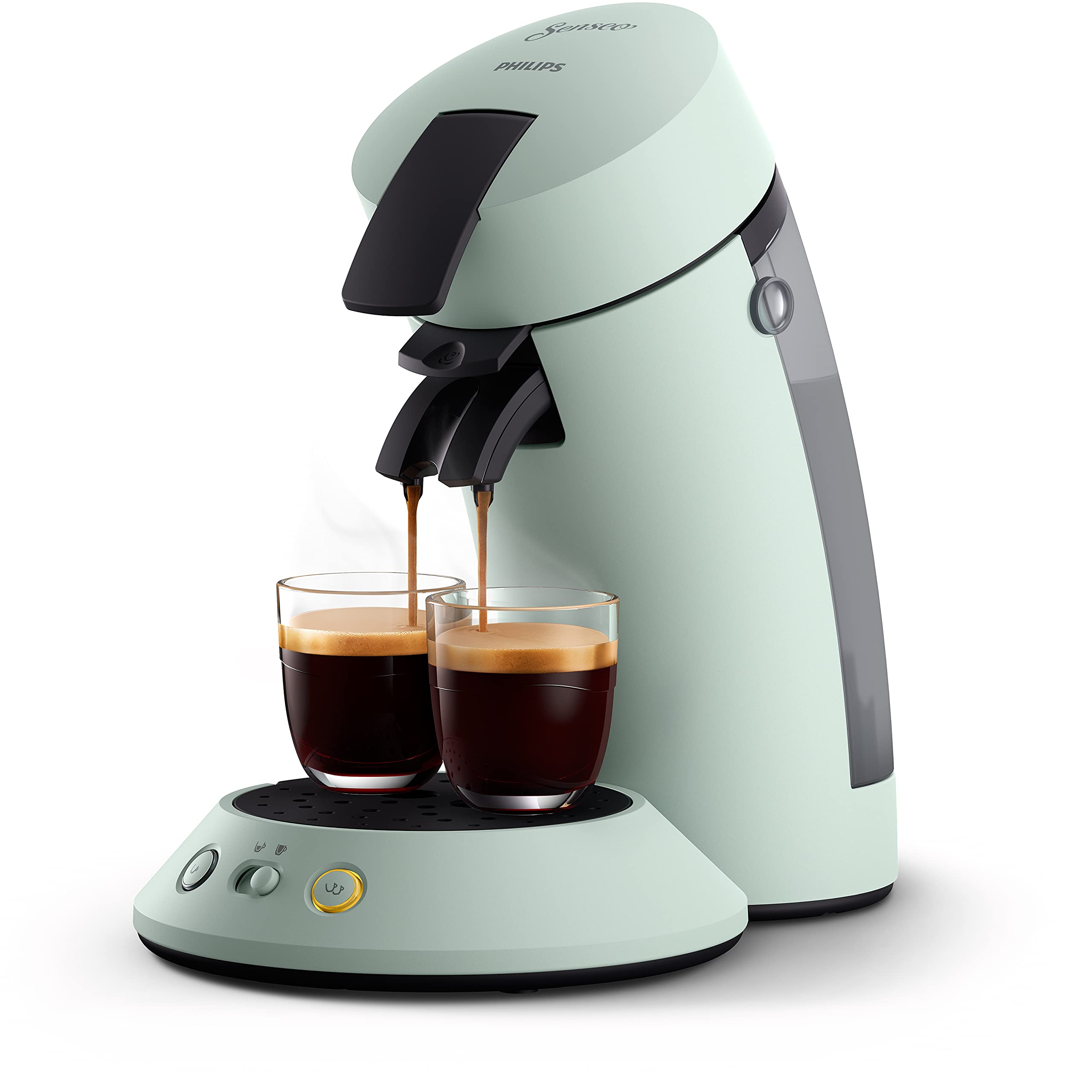 Machine à café à dosettes Norivo CSA210/21 – Crema Plus, Menthe Pâle | Norivo