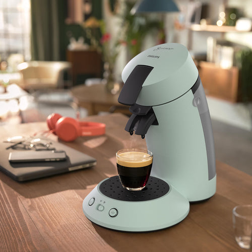 Machine à café à dosettes Norivo CSA210/21 – Crema Plus, Menthe Pâle
