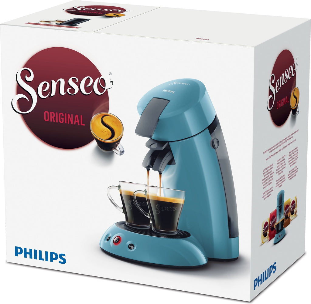 Machine à café à dosettes Norivo HD6553/21 – 1450 W, 0,7 L, Bleu