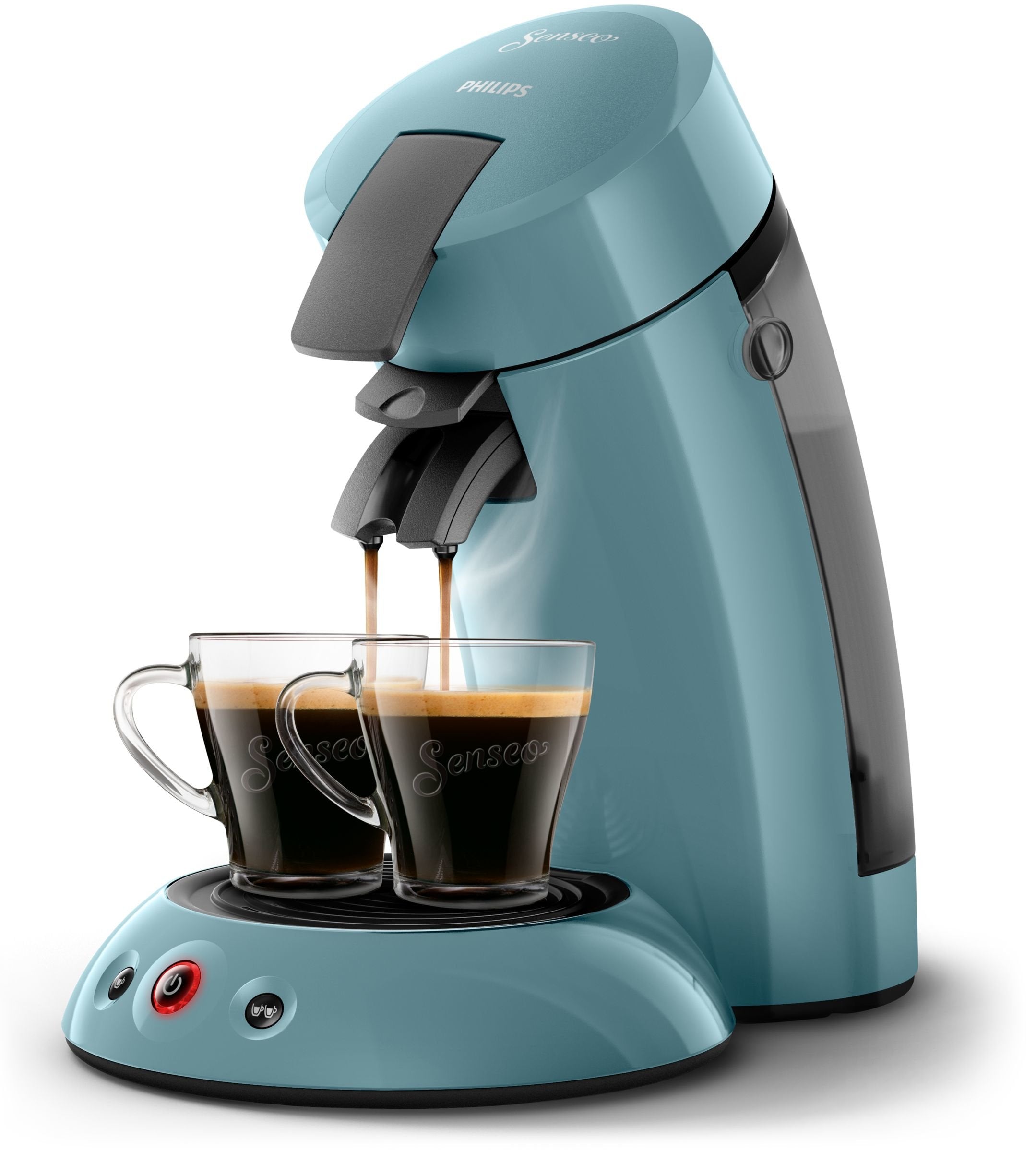 Machine à café à dosettes Norivo HD6553/21 – 1450 W, 0,7 L, Bleu | Norivo